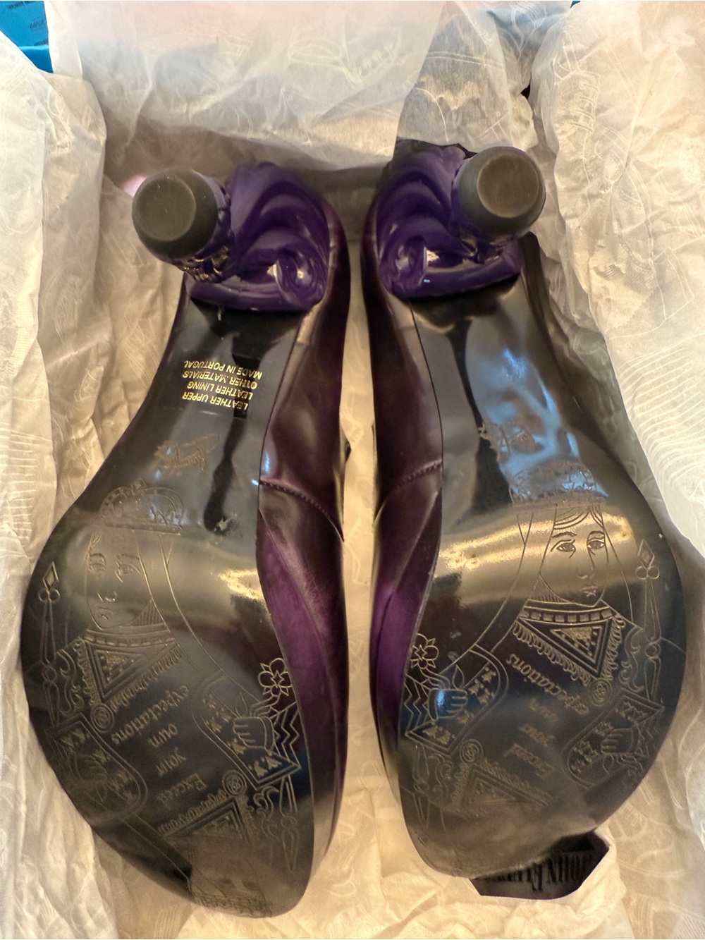 John Fluevog Elizabeth Queen Transcendent in Purple - Picture 10 of 13